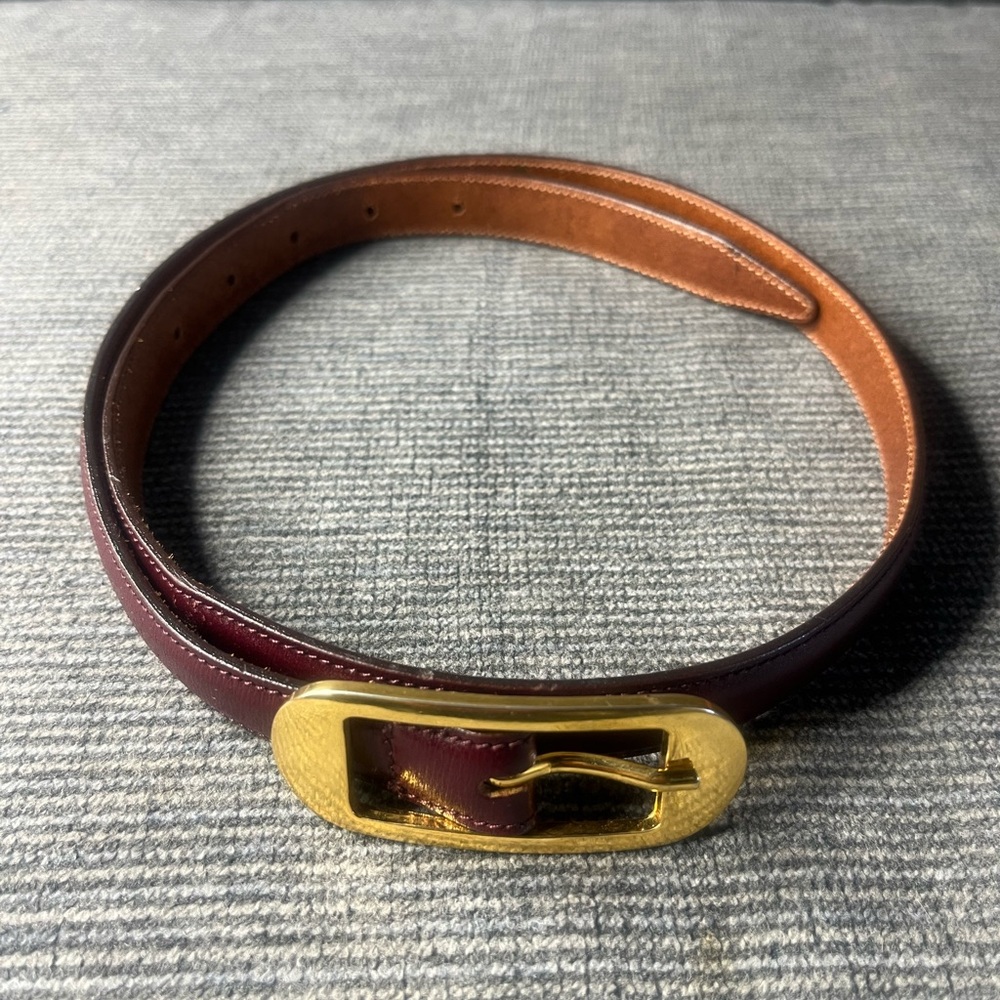 Paolo Masi Brown Leather Belt